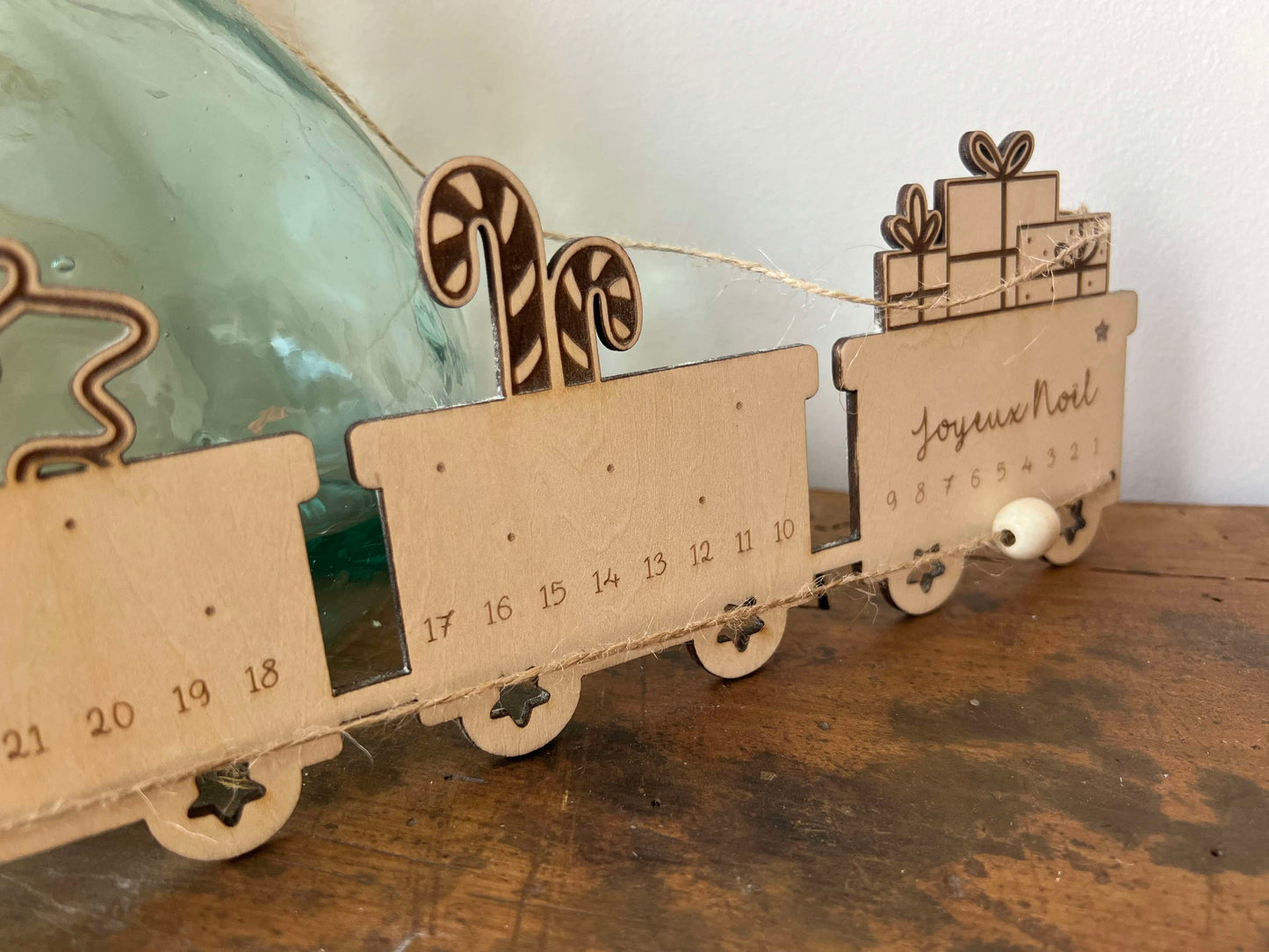 Décompte avant Noël Train