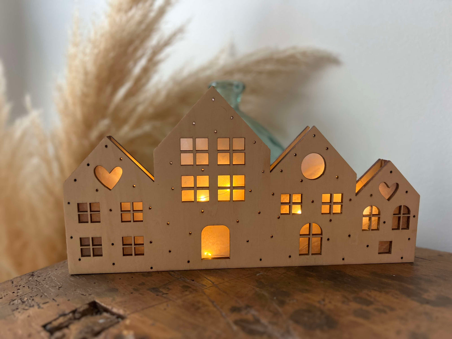 Village de Noël lumineux