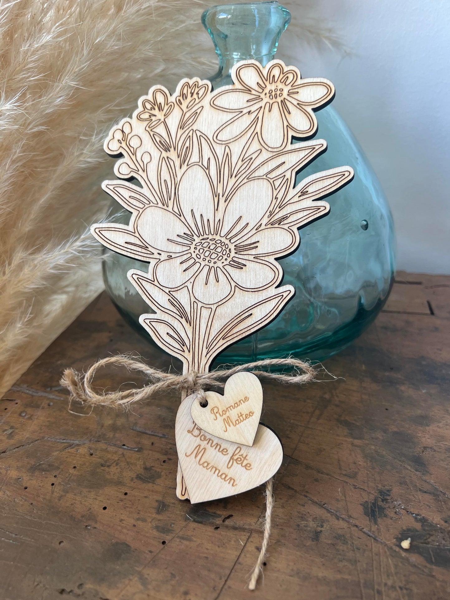 Bouquet en bois