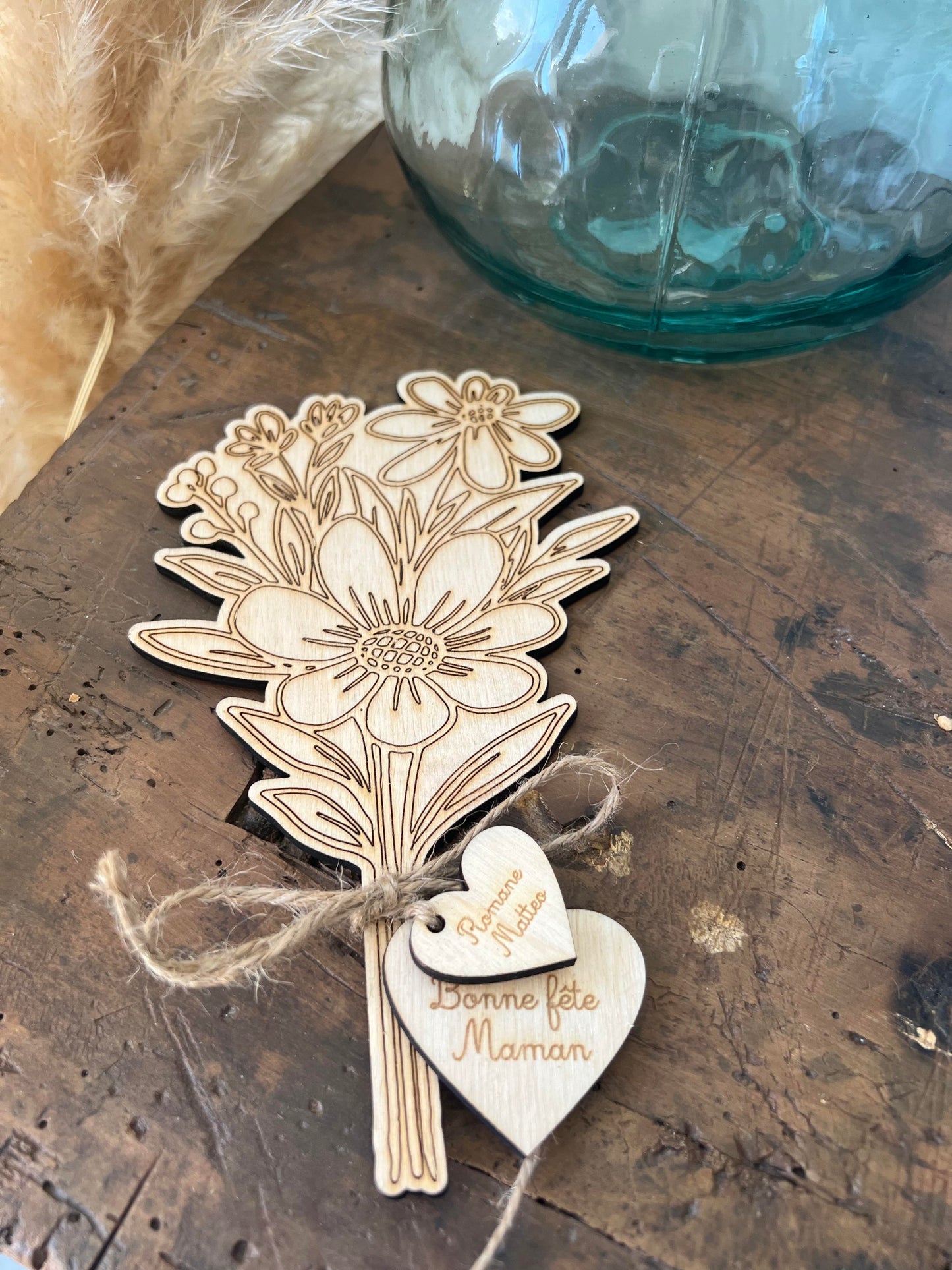 Bouquet en bois
