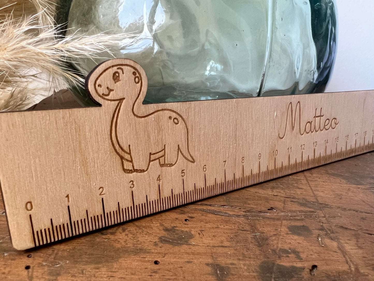 Règle en bois enfant