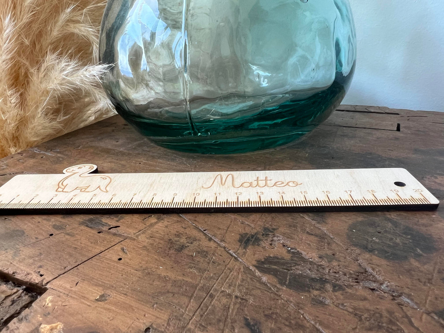 Règle en bois enfant