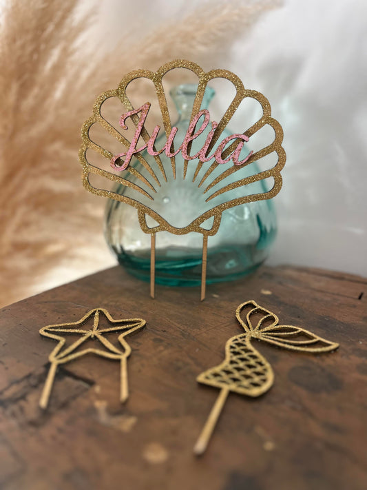 Cake topper Sirène