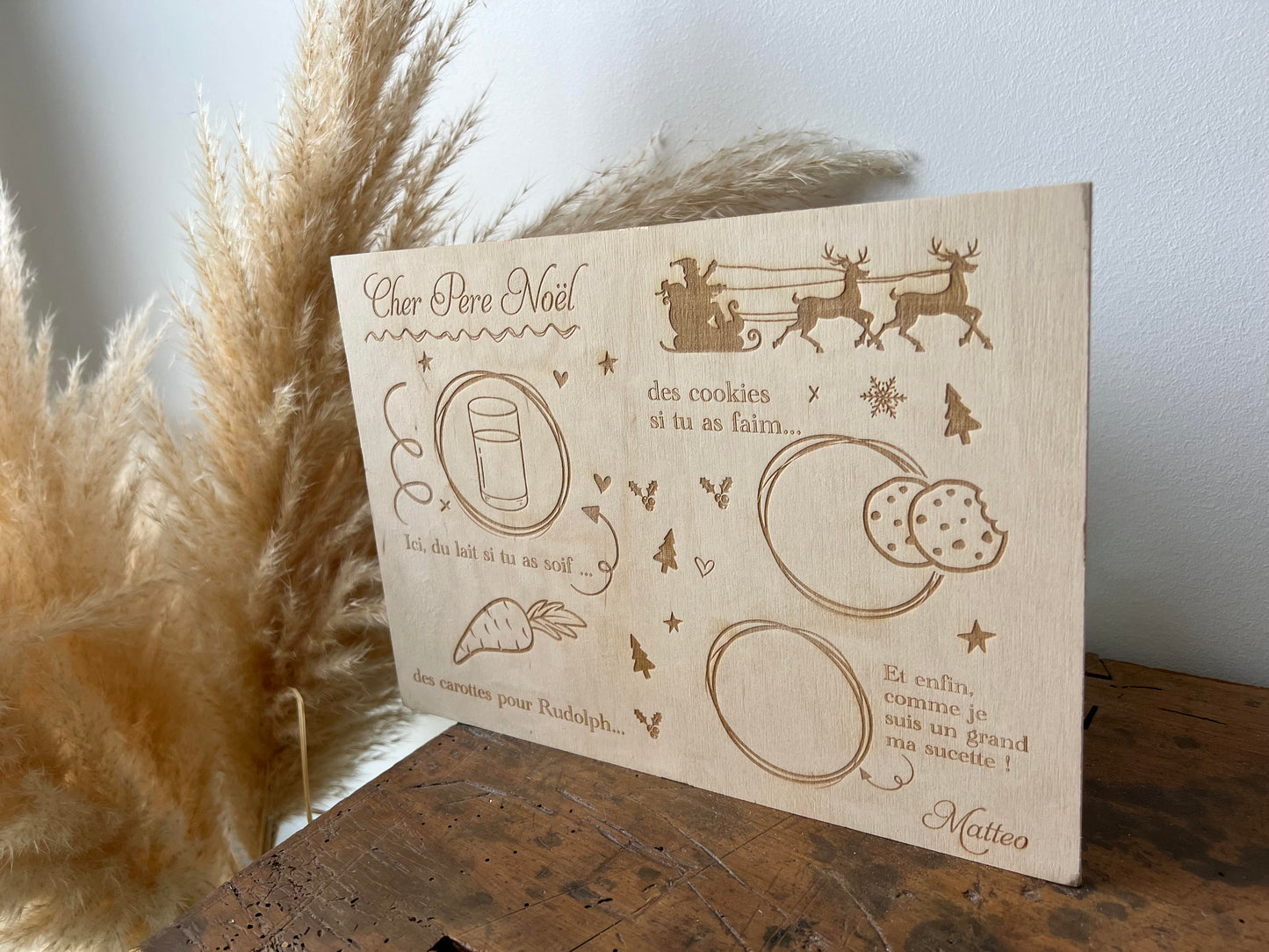Plateau du Père Noël (au revoir tétine)