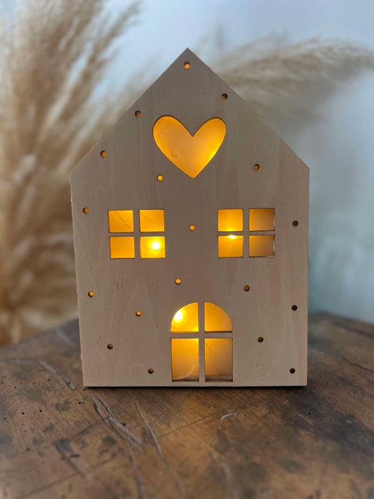 Maisons de Noël lumineuse