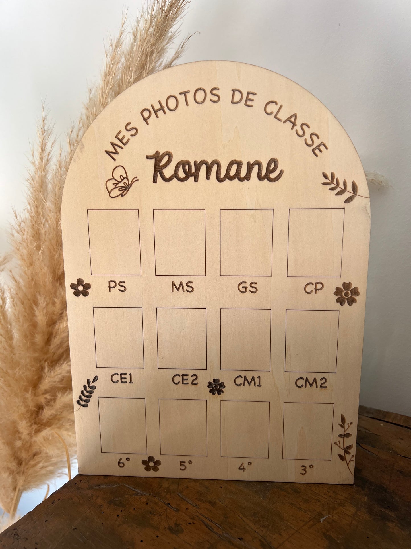 Panneau photos de classe