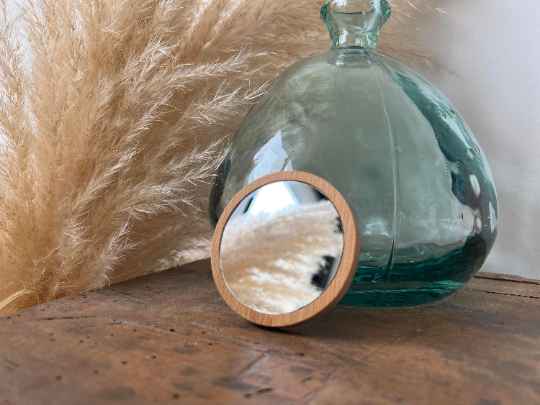 Miroir en bambou
