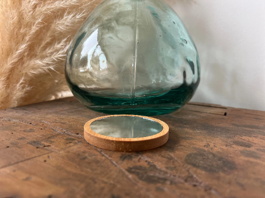 Miroir en bambou